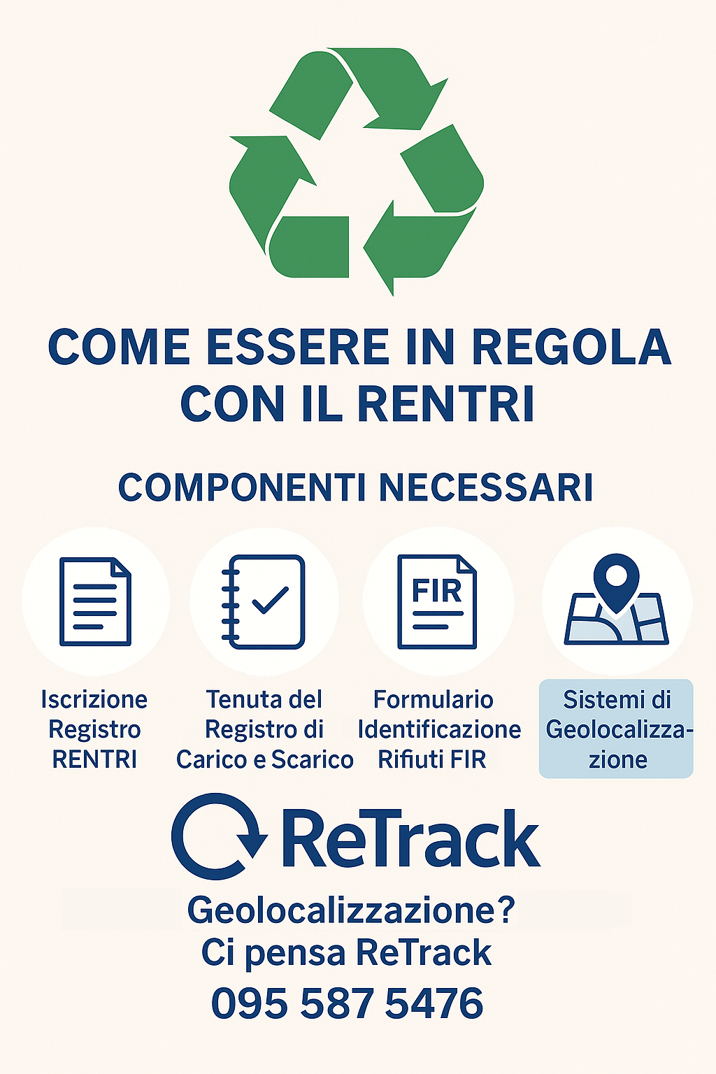 Interfaccia ReTrack per tracciabilità RENTRI veicoli rifiuti